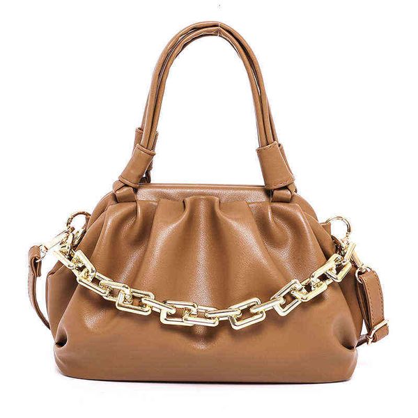 

2022 women's atmospheric personality ladies bags s women's hand pleated chain bag diagonal-bag handbag wholesale female bag
