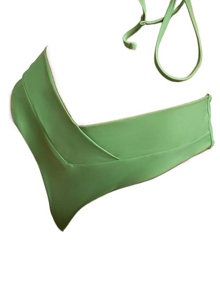 

asymmetrical waist bikini bottom 67r4#, White;black