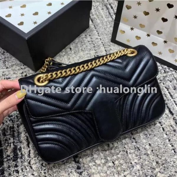 

women handbag original box bag date code genuine leather purse shoulder cross body messenger bag2681