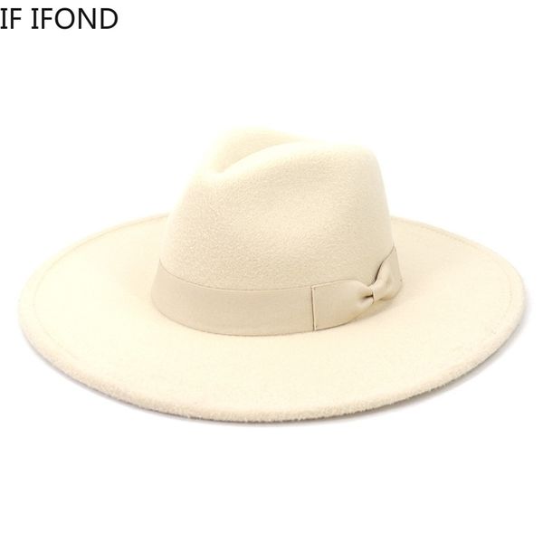 

big wide brim women hats winter autumn ladies elegant retro felt fedora hat wedding church dress formal hat 220514, Blue;gray