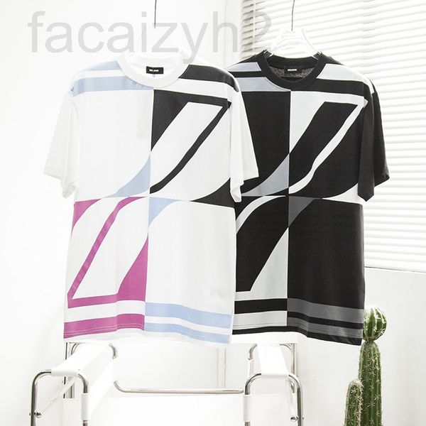 

men's t-shirts designer we11done new color printing casual short sleeve t loose couple short sleeve fashion brand men's and women&, White;black