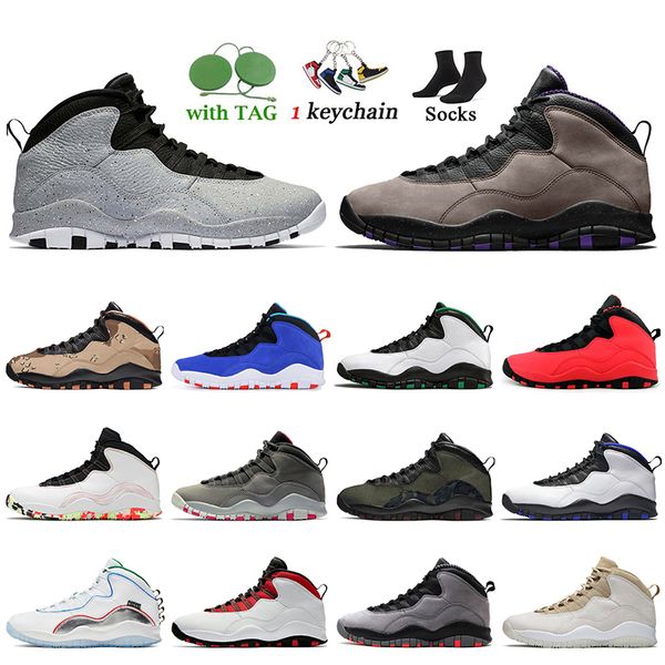 

basketball shoes jumpman 10s cement dark mocha mens sneakers ember glow orlando wings tinker