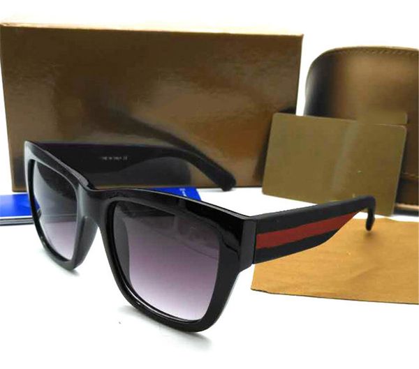 

men's women's fashion sunglasses uv protection brand designer vintage glasses with matching brand case, White;black