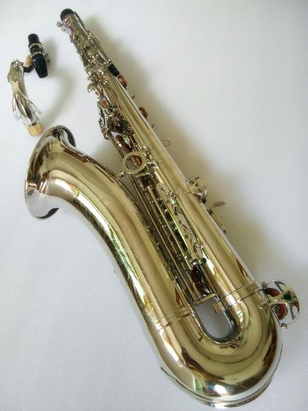 

new high-quality instrument nickel plated silver tenor saxophone