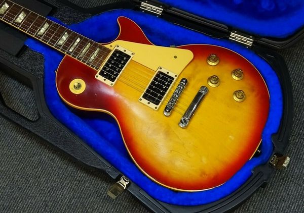 

paul standard heritage cherry sunburst 1989 electric guitar