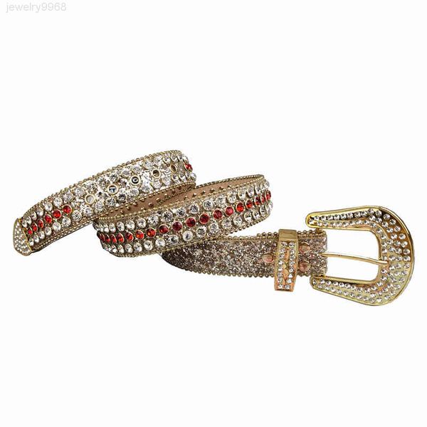

4.0cm fashion bb simon belt for women men digner belts with bling rhinton of big buckle as christmas birthday gift, Black;brown