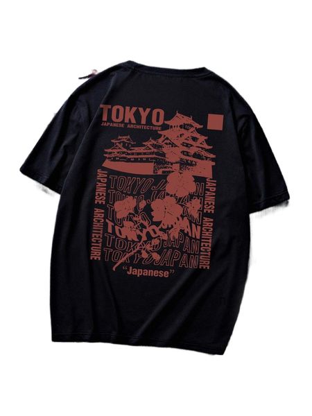 

men letter graphic tee c7au#, White;black