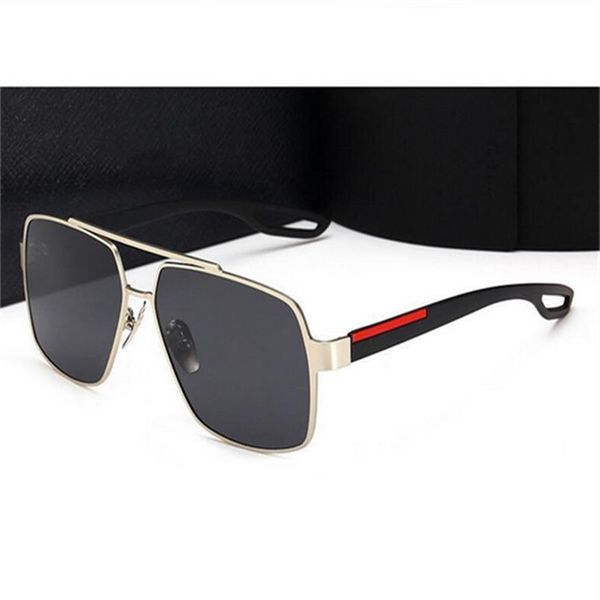

retro polarized luxury mens designer sunglasses rimless gold plated square frame brand sun glasses fashion eyewear with case191q, White;black