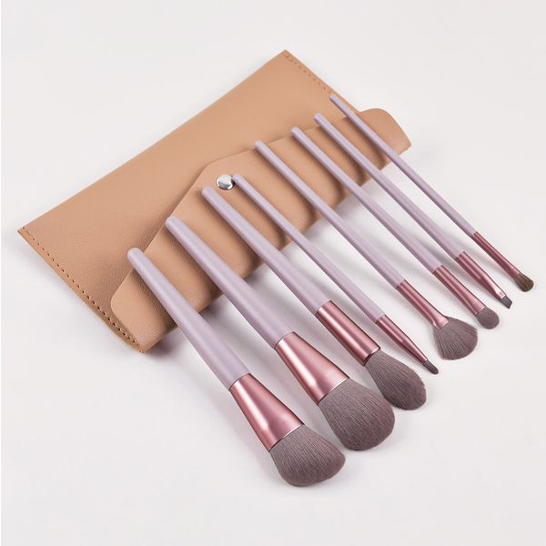 

8pcs professional cosmetic brush set with nature contour powder cosmetics brush