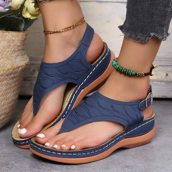 Sandalen Frauen Sommer Schuh 2022 Plattform Nicht-slip Closed Toe Wedge Damen Licht Casual Schuhe Große SizeSandals