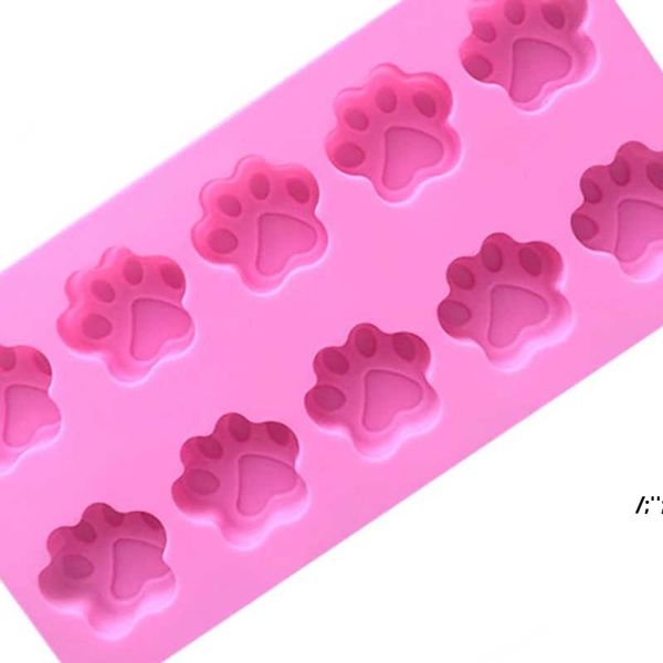 Moldes de cozimento Creative Claw Claw Chocolate molde Diy Jelly Mold Lovely Biscoit Molds Jle14137