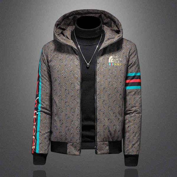 

fashion new men's down jacket luxury brand designer wholesale winter casual factory favourite rushed direct selling limited, Black
