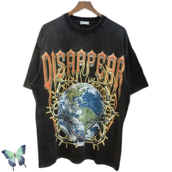 

tees summer style t shirt men women quality heavy fabric print t-shirt 2022ss washed vintage do old t-shirt, Black;brown