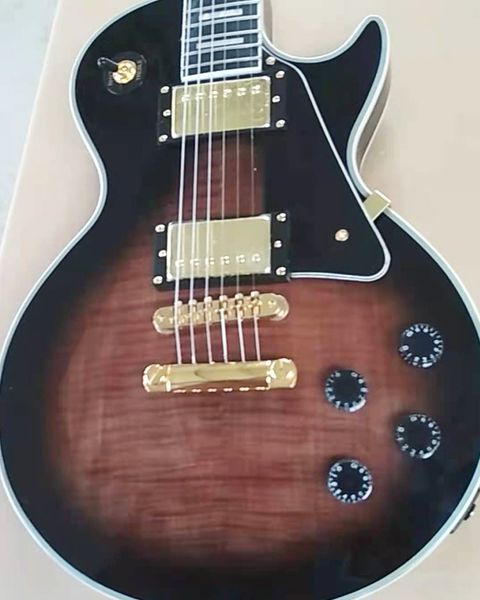 

china oem factory 100% customized ebony fretboard electric guitar