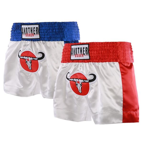 Pantaloncini da uomo Pantaloni da lotta per donna da uomo Pantaloni da kickboxing MMA Allenamento Muay Thai Corsa per bambini adulti Boxe Sanda Grappling Sparring BjjUomo