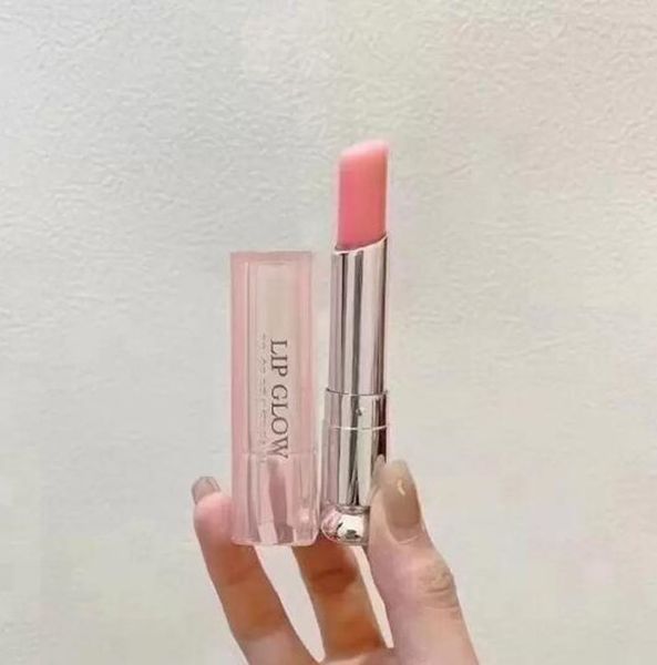 

new lip balm lip glow 2 colors 001 pink 004 orange 1.5g
