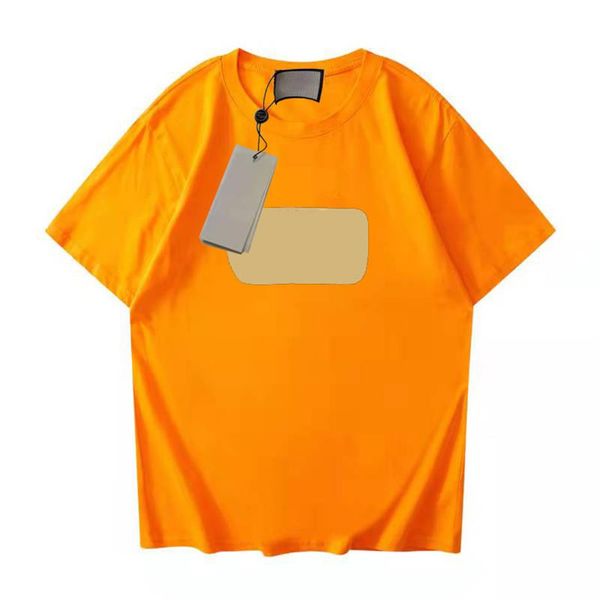 

2021 men's letter embroidery t-shirt fashion women's designer summer high-quality mens short-sleeved couples custom2357, White;black