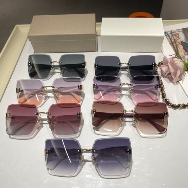 

ins style brand sunglasses men women fashion sunglass 7 colors uv protection glasses summer personality sun glass, White;black