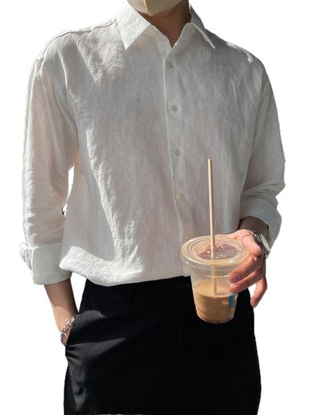 

dazy men solid button up shirt n3sz#, White;black