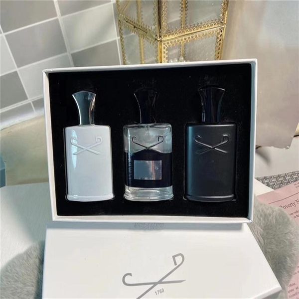 

air freshener men fragrance set 3pcs set intense scent fragrant silver mou2306