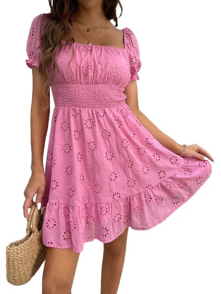 

ruched bust shirred ruffle hem schiffy dress b9cf#, Black;gray