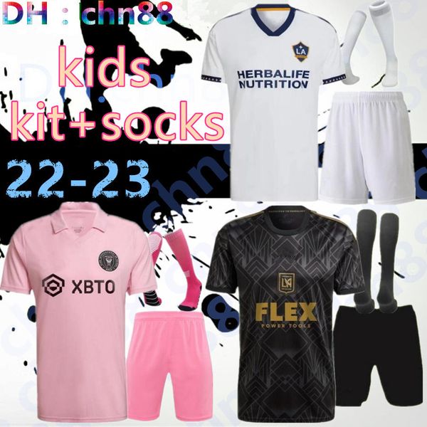 

kids inter miami beckham atlanta united fc 2022 2023 lafc home matuidi higuain trapp jean mota vela acosta montreal fc 22 23 cincinnati new, Black;yellow