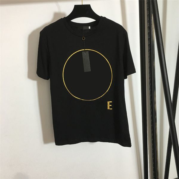 

gilt letter printed t shirt women short sleeve shirts 100% cotton gym sports crew neck tees, White