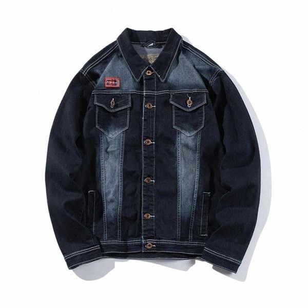 

men's jackets mens autumn winter jacket casual vintage wash distressed denim coat blouse overcoat outwear fashion v3ig#, Black;brown