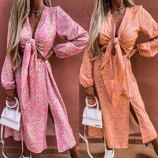 

casual dresses designer spring and summer fashion print long sleeve loose casual split dress women om9972 wnvy, Black;gray
