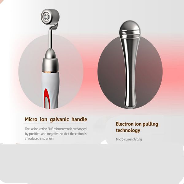 

8 handle oxygen jet infusion vaccum suction multifunction cleanser scrubber rf spray gun cold hammer high frequency peel machine sprayer, Black;white