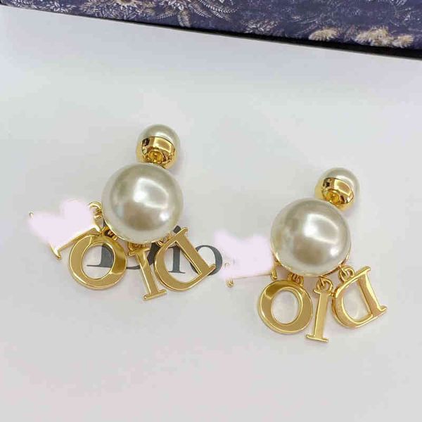 

design accessories new pearl earrings women's 925 silver needle