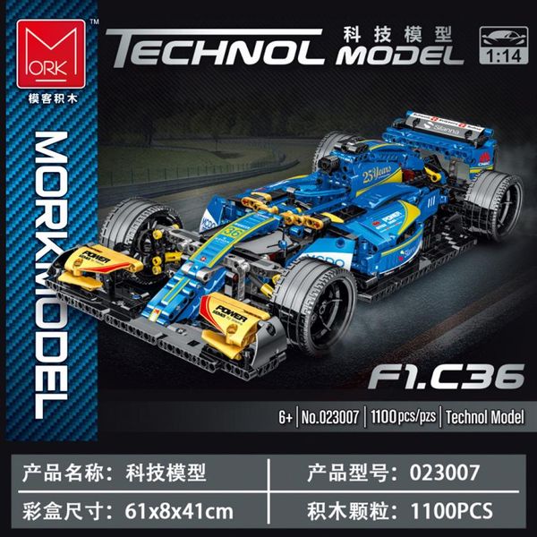 

42125 technology block high supercar series equation f1 racing car building220c