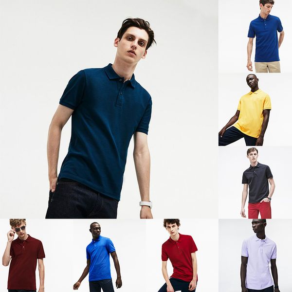 Polos Mens Designers Markaları Fransız Timsah Polo Man S Rahat pamuklu Kılı