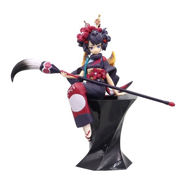 

action figures katsushika hokusai hand-made cup noodle decoration model fate beautiful girl anime peripheral doll computer case decoration