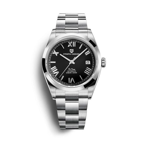 Нарученные часы Дизайн 2022 Мужчины Механические часы роскошные автоматические для римских временных масштаб сапфировые стеклянные часы Clockwristwatches
