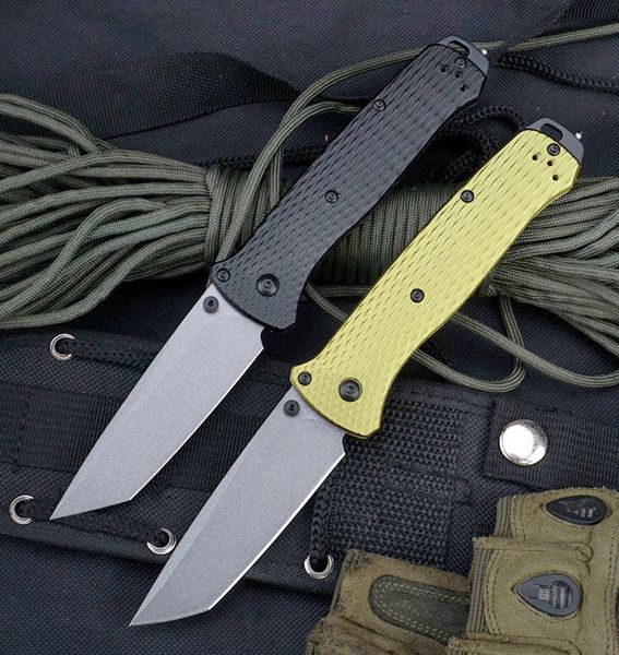 Coltello pieghevole tascabile 537 di alta qualità M4 Lama Tanto Point rivestita in titanio Manico in lega di alluminio Coltelli EDC 2 colori manico