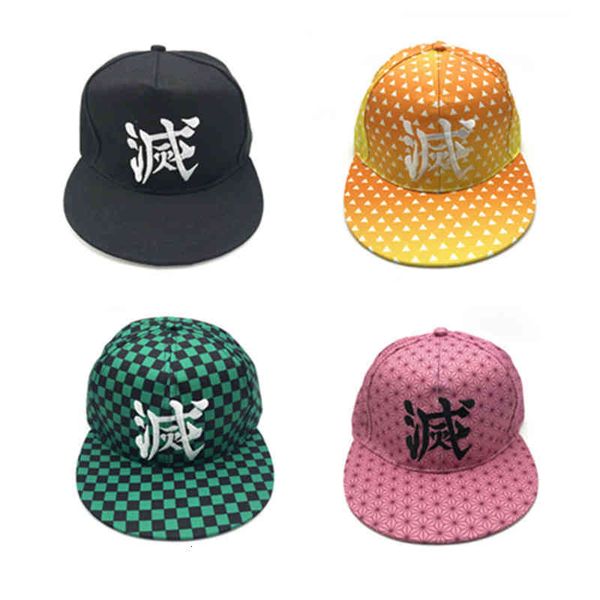 

hats anime ghost blade out word duck tongue baseball sunshade net men's and women's outdoor hip hop sun, Blue;gray