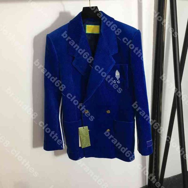 

high end women designer long sleeve suit coat blue g...cci brand logo clothes fall elegant jacquard jackets 3 colors women's cardigan c, Black;brown