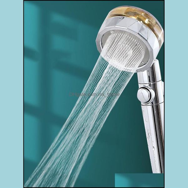 Druckbeaufschlagte Badezimmerdusche Goldene Hochdruckköpfe Sprinkler El Home Supplies Großhandel Drop Delivery 2021 Wasserhähne Duschen Accs Garde