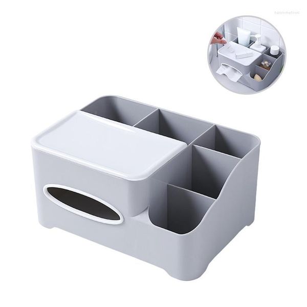 Aufbewahrungsboxen Bins Multifunktionale Seidenpapier Box Halter Fernbedienung Fall Organizer für Office Home