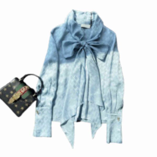 

women's blouses & shirts custom weave and dyed luxury silk fabric full streamer shirt elegant clothing short sleeve letter shirt,top, White