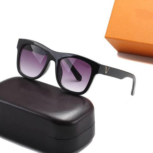 

classic designer sunglasses eyeglasses brand l letter polarized lens sun glasses eyewear for women eyeglass metal frame 6 color, White;black