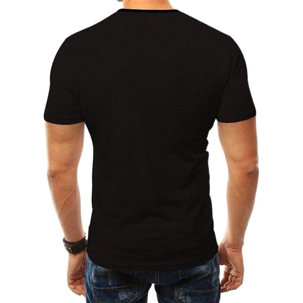

men's tee t shirt shirt 3d print graphic muscle round neck casual daily print short sleeve muscle comfortable big and tall green black, White;black
