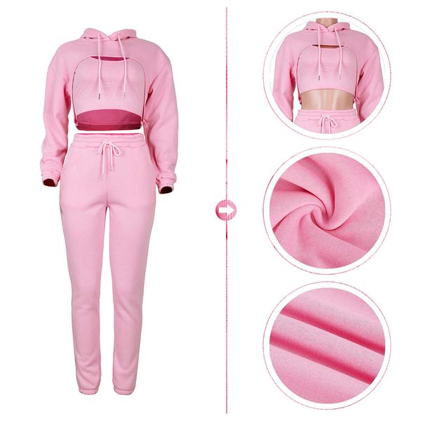 Summer Tracksuits Mulher 2022 Treno de três peças Designer de trajes de batentes de sowa