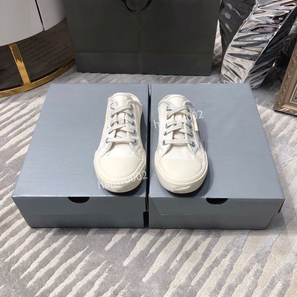 

2022 woman men lace-up sneaker shoes boot leather calfskin sneakers technical knit women platform trainers size35-45, Black