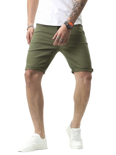 

men zip fly denim shorts q4bd#, White;black