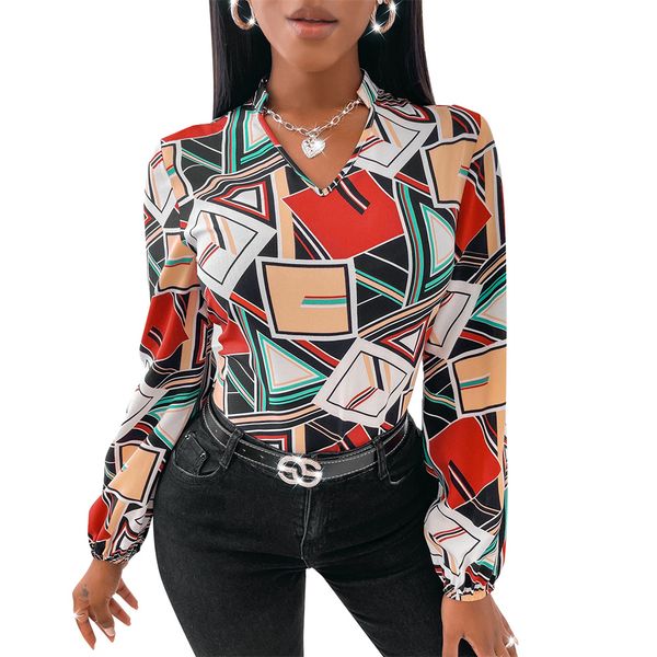 

womens tshirts v neck long sleeve tee blouses tunic blouse j11942, White