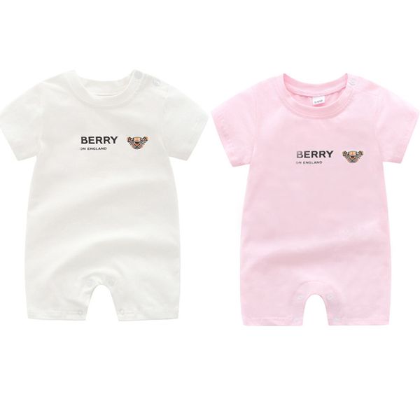 

Baby Romper Spring Autumn Boy Girls Clothes Romper Cotton  Kids Designer Jumpsuit Fashion Clothing in Stock, Pink