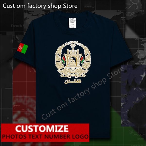 Afganistan Afgan Country Flag T Shirt Ücretsiz Özel Forsa