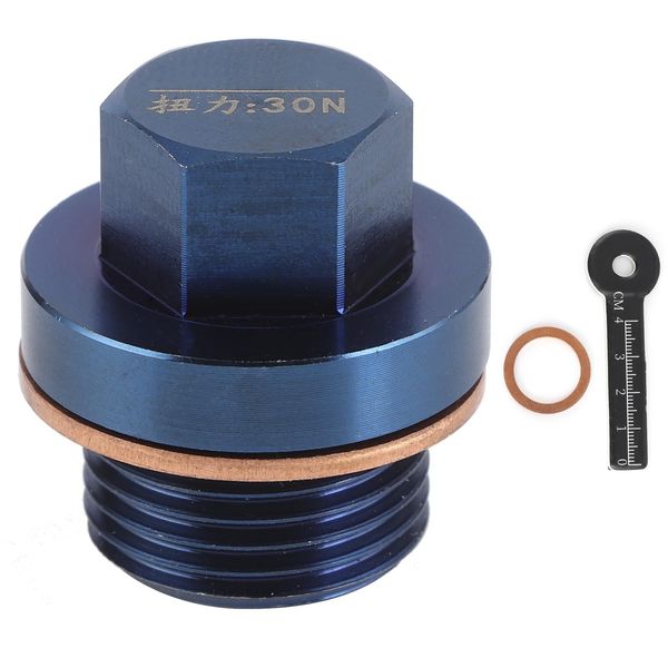 

oil pan drain plug screw super magnetic bolt m18x1.5 thread fit for porsche panamera / macan / cayenne